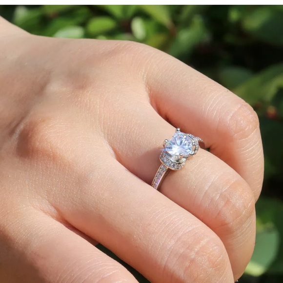 NEW 925 Heart Ring Size 8 - Picture 6 of 6